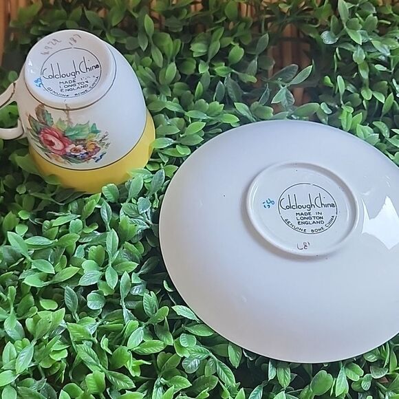 Colclough China Genuine Bone china Made In England Demitasse Cup & Saucer - Picture 4 of 9